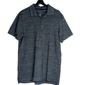 Varda Mens XL Gray Conceal Carry Tactical Polo Shirt Short Sleeve Stretch